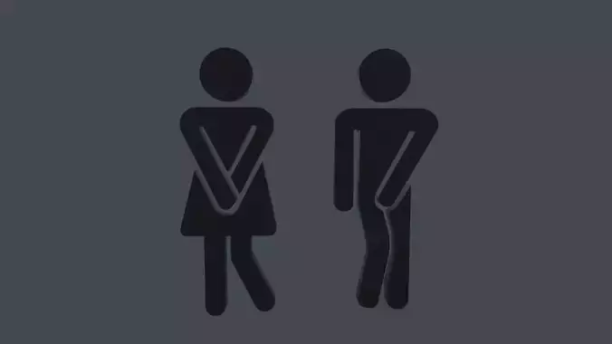 Bathroom Silhouettes 3D Model