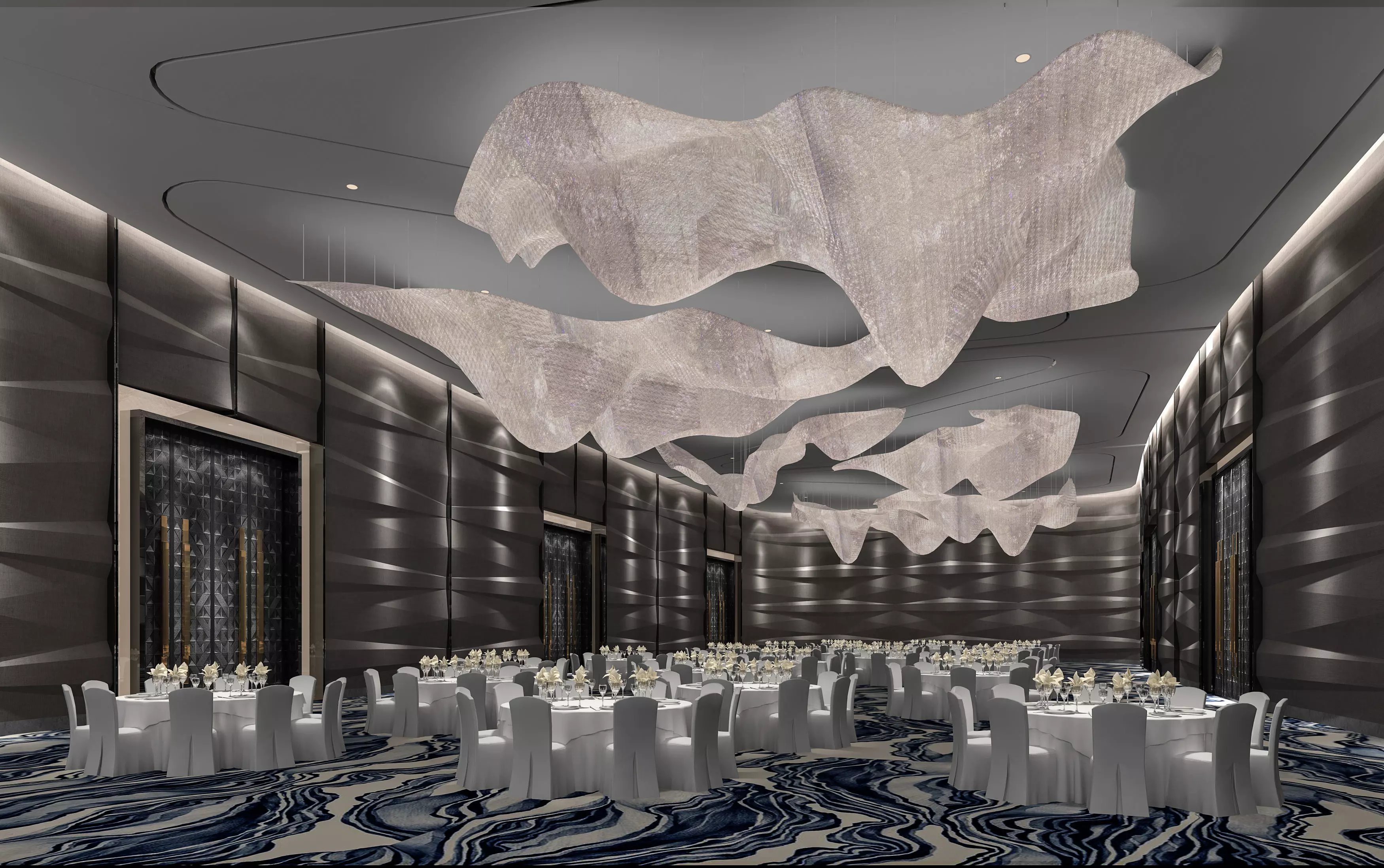 banquet hall  3D model_0