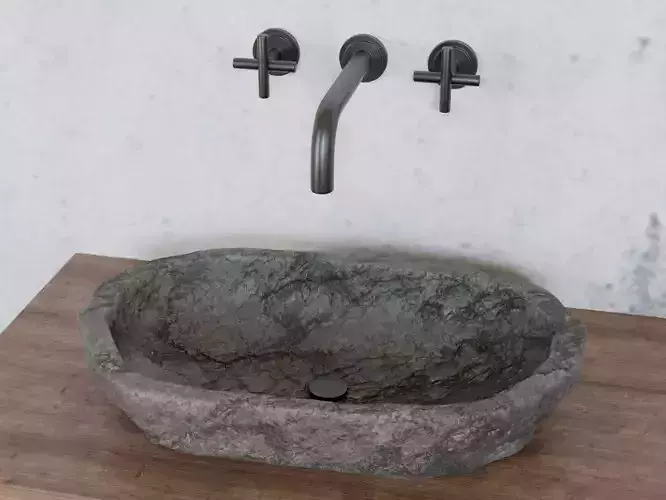 Stone Sink 3D model