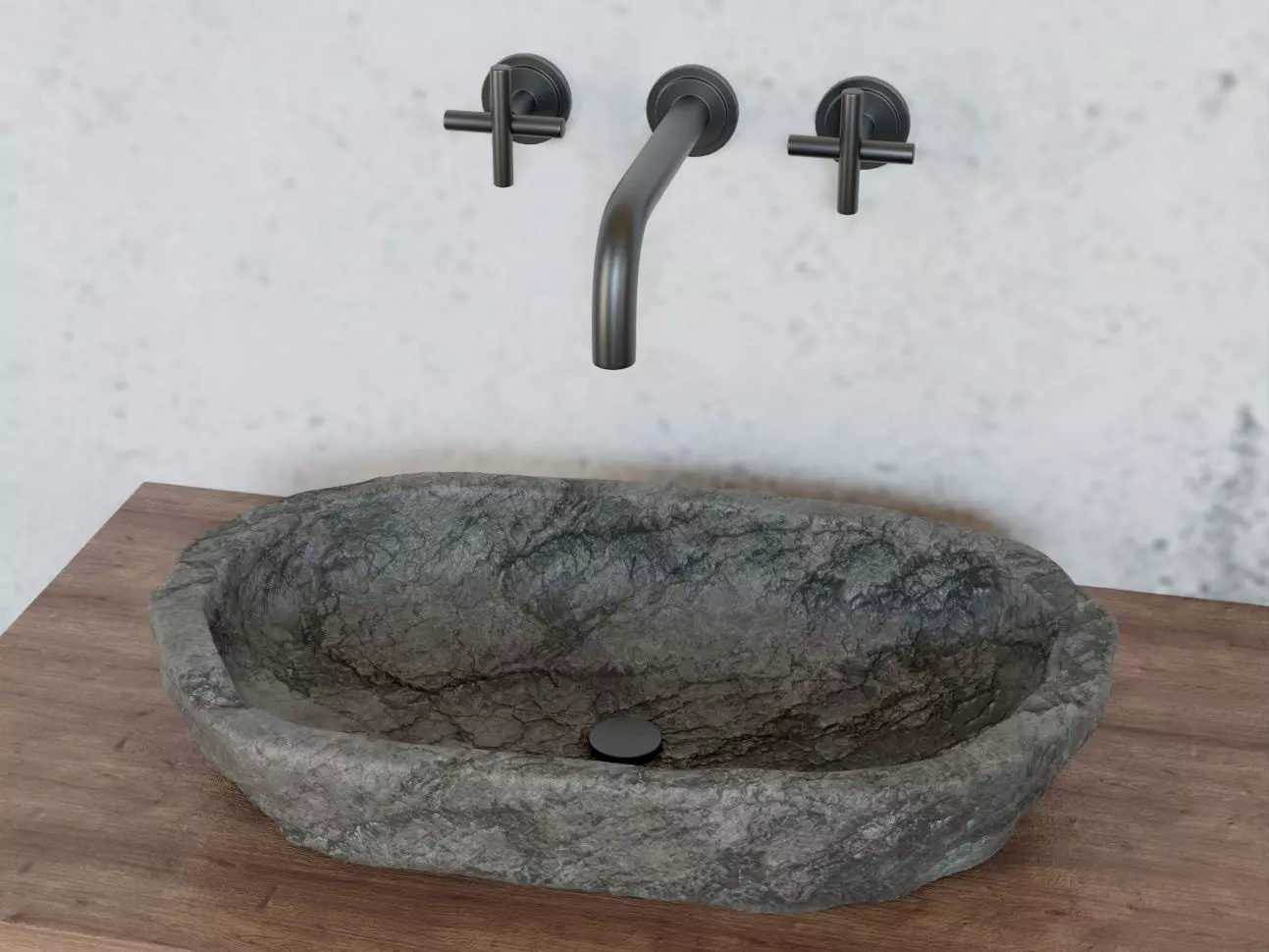 Stone Sink 3D model_0