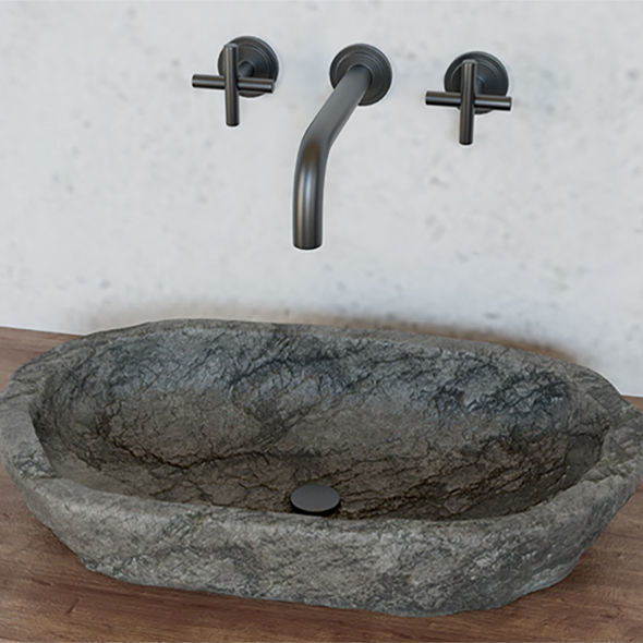 Stone Sink 3D model_2