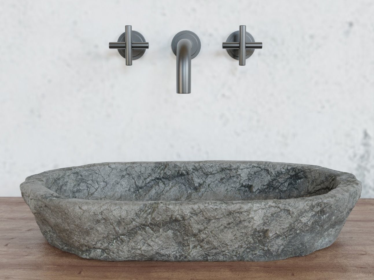 Stone Sink 3D model_1