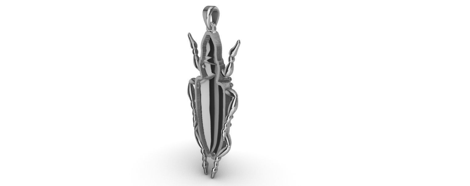 Scarab Pendant 3D print model_6