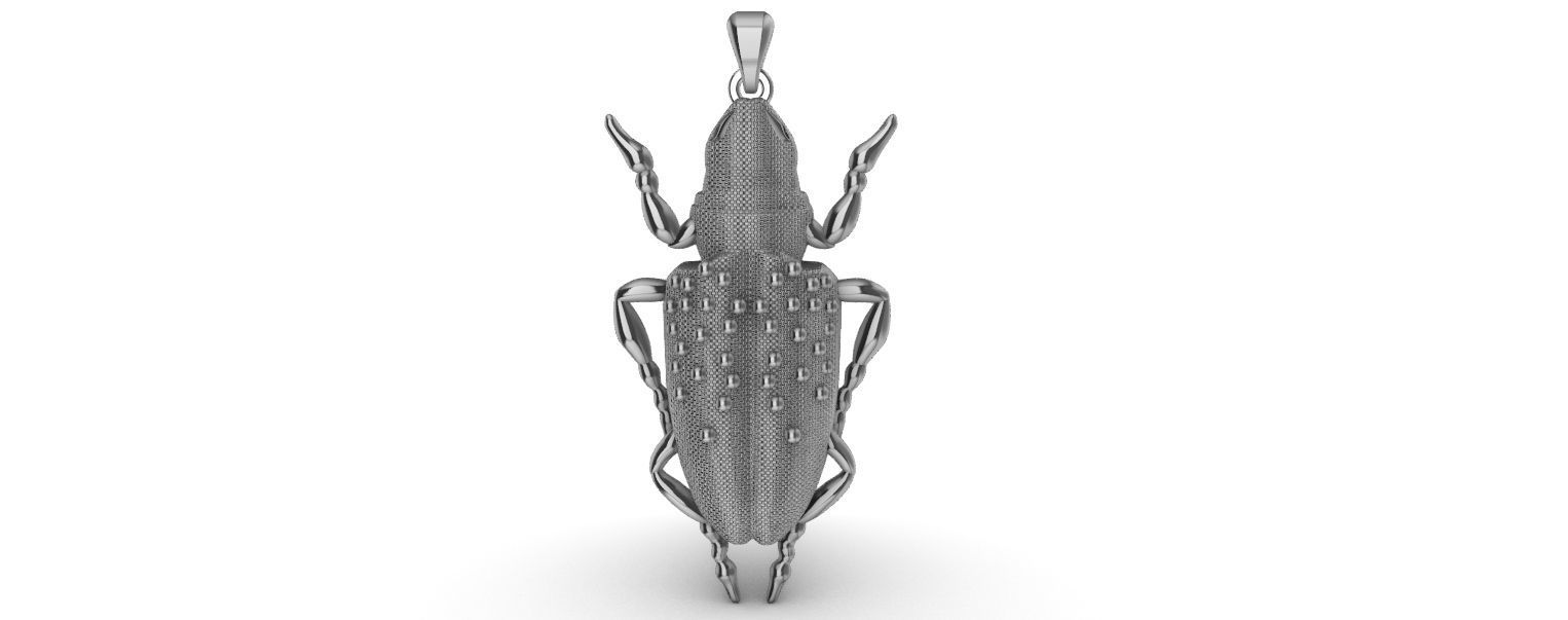 Scarab Pendant 3D print model_1