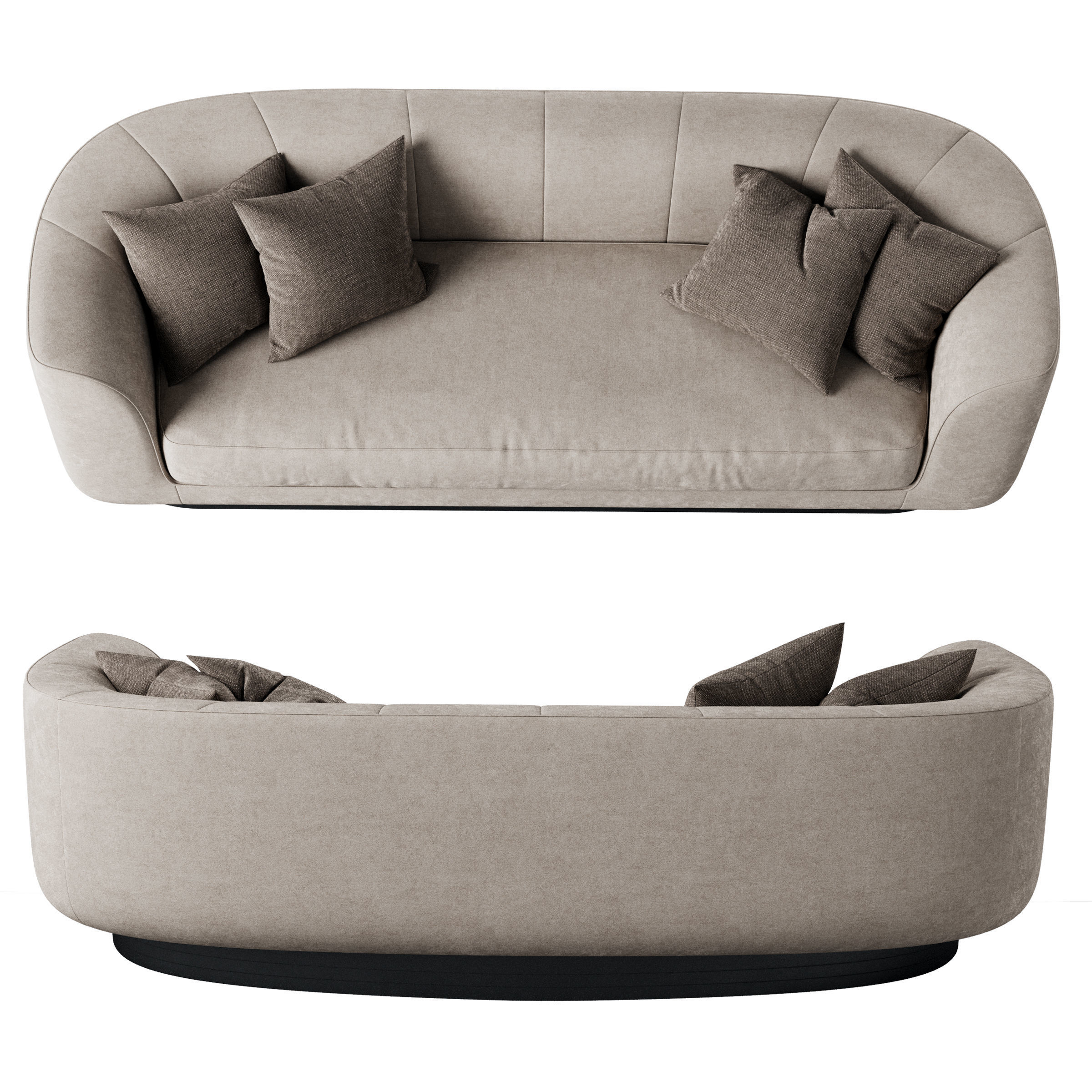 SOFA AUREA by ENNE 3D model_1