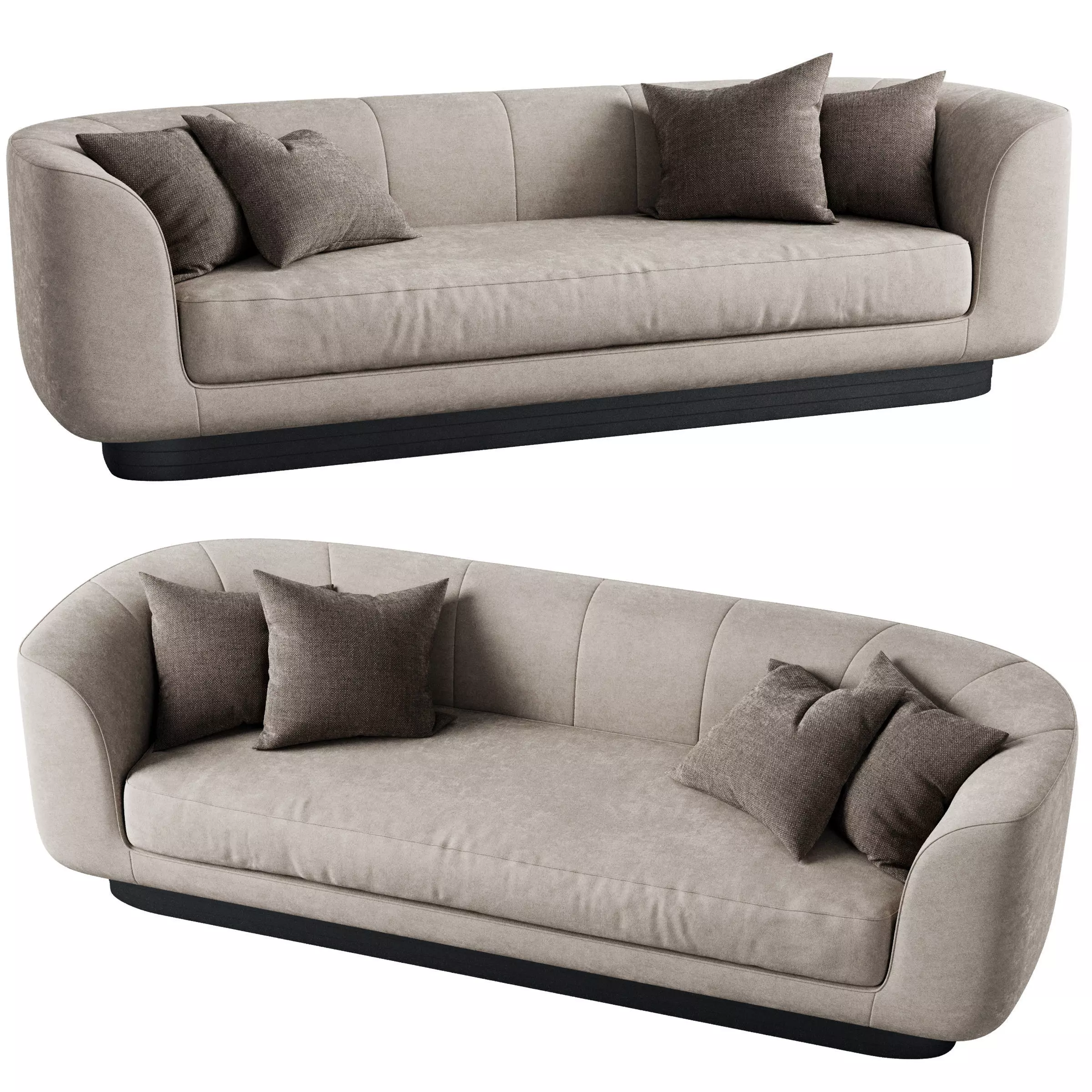 SOFA AUREA by ENNE 3D model_0