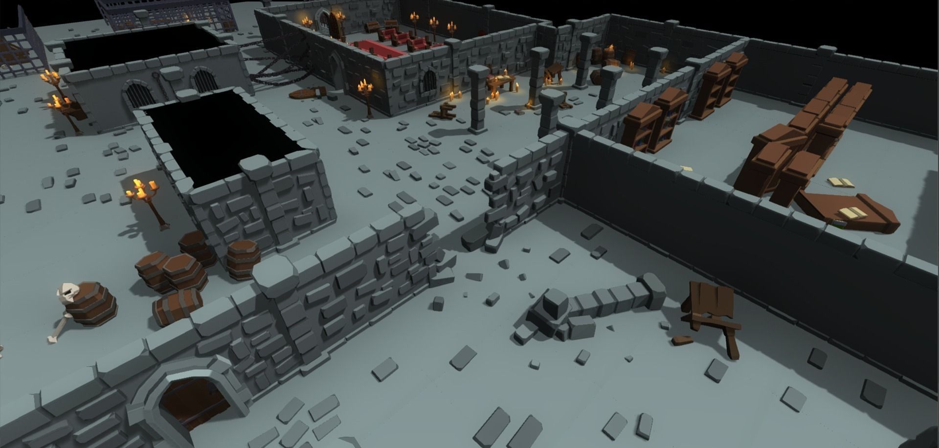 Poly Pack Dungeons and Caves  Low-poly 3D model_5