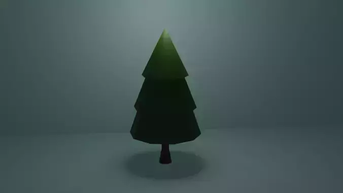 Tree Low Poly Cartoon
