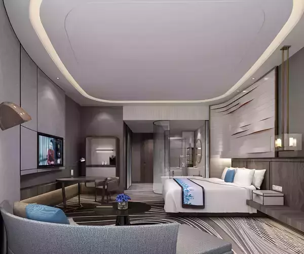 Hotel Guest Room 3D model