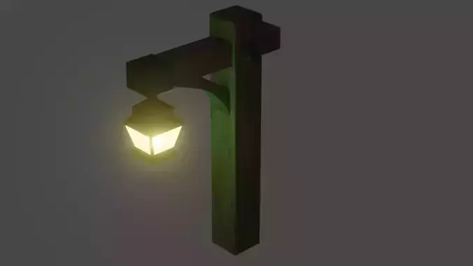 Medieval Street Lamp