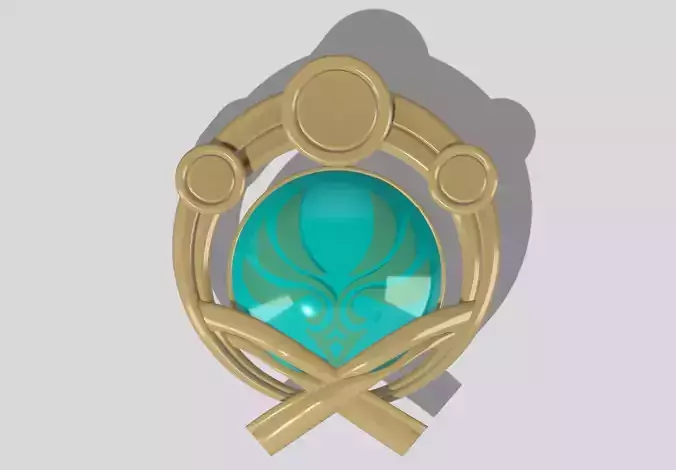 Inazuma Anemo Vision Genshin Impact 3D print model