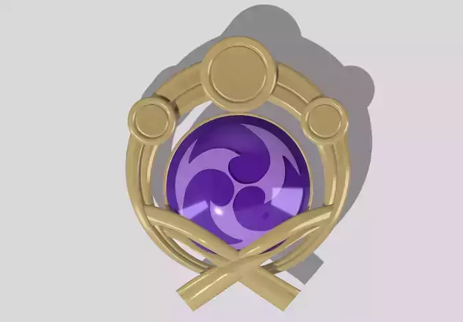 Inazuma Electro Vision Genshin Impact 3D print model