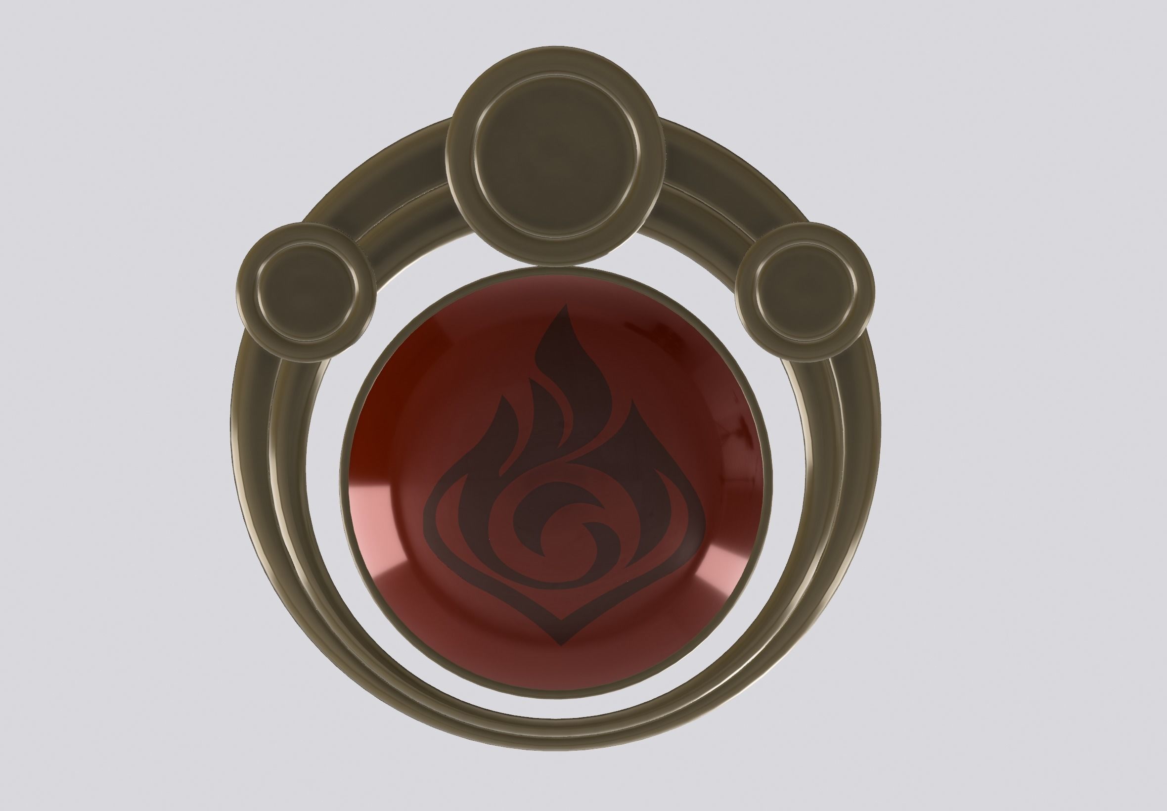 Inazuma Pyro Vision Genshin Impact 3D print model_6