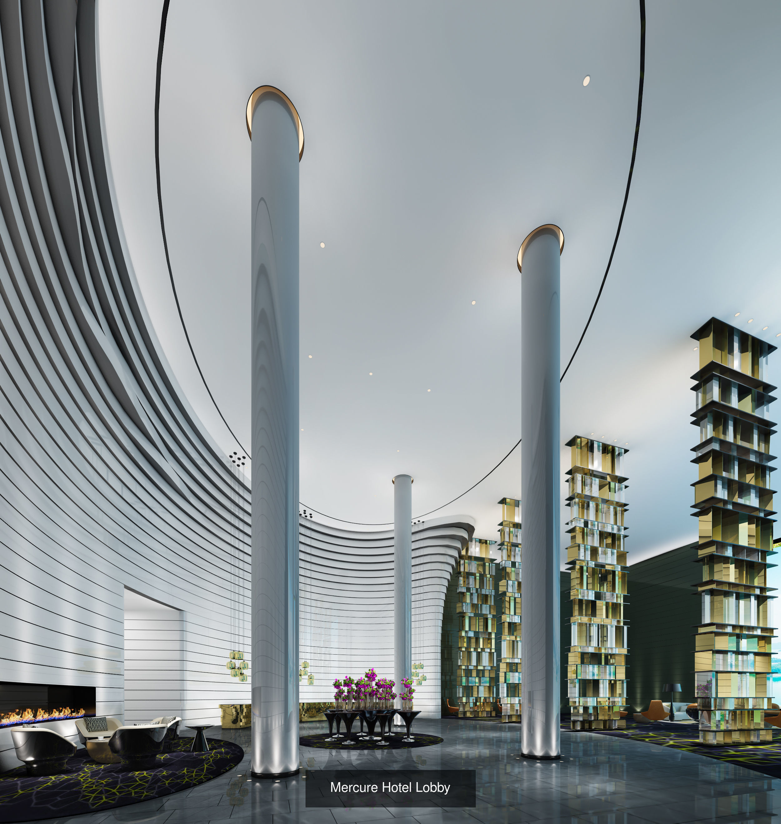 Mercure Hotel Group Hotel Design Proposal Tender 3D Model Collection_1