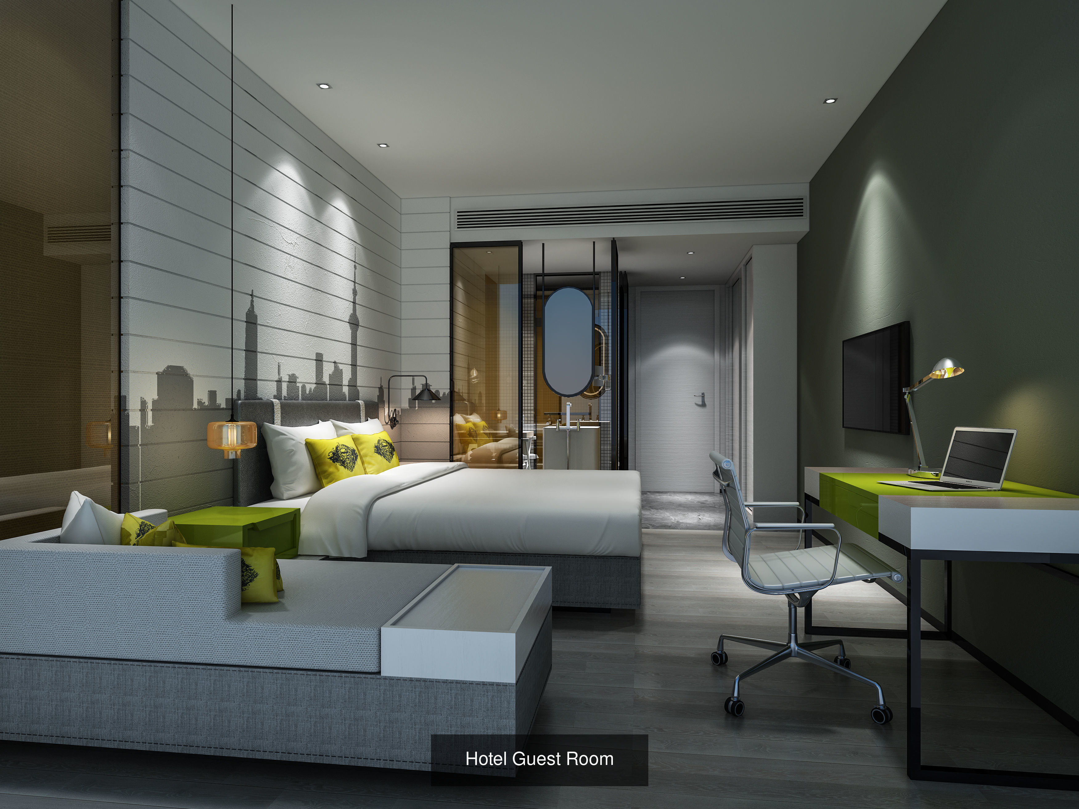 Mercure Hotel Group Hotel Design Proposal Tender 3D Model Collection_10