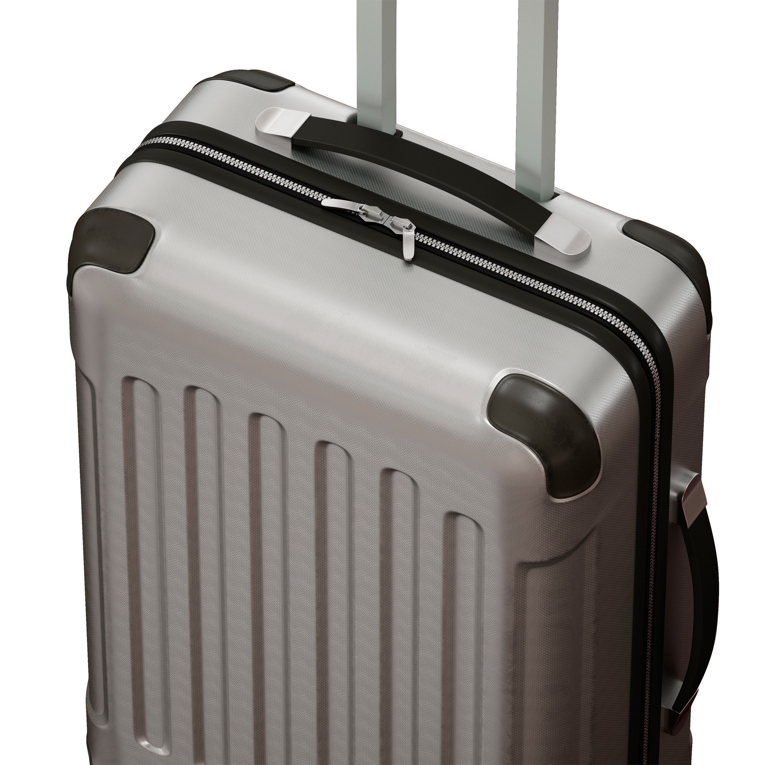 Travel bag suitcase case 3D model_5