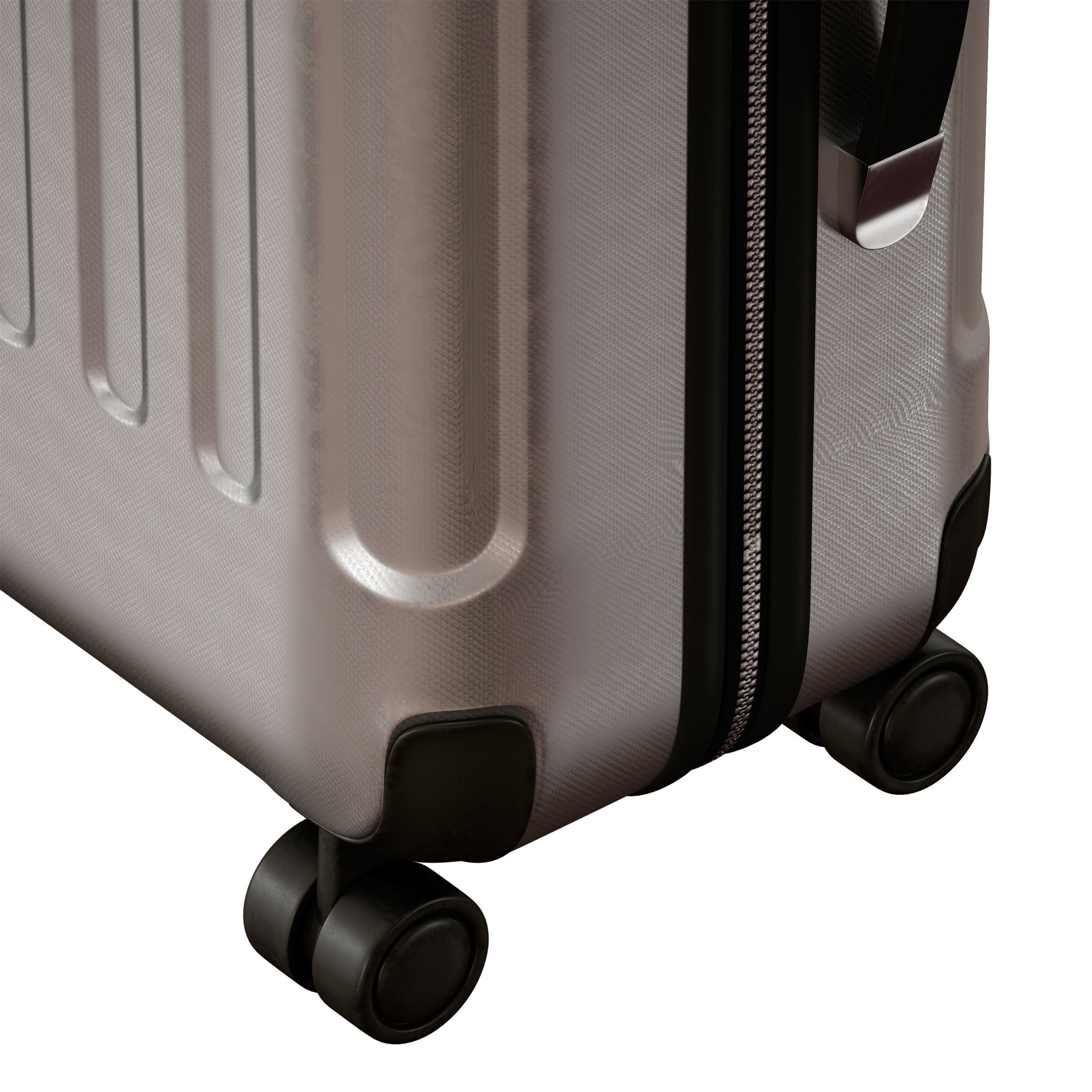 Travel bag suitcase case 3D model_7