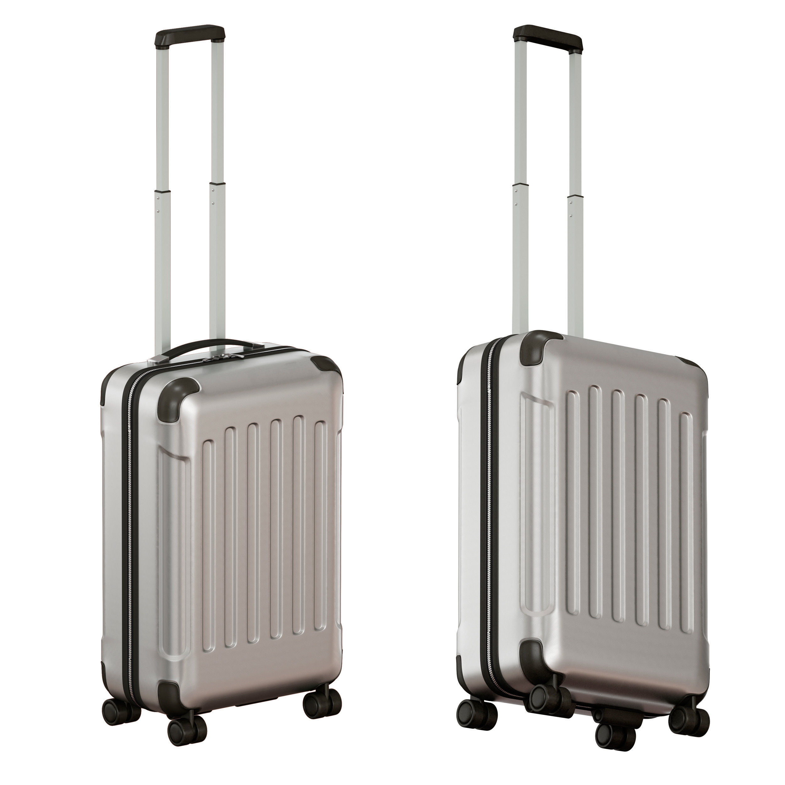 Travel bag suitcase case 3D model_1