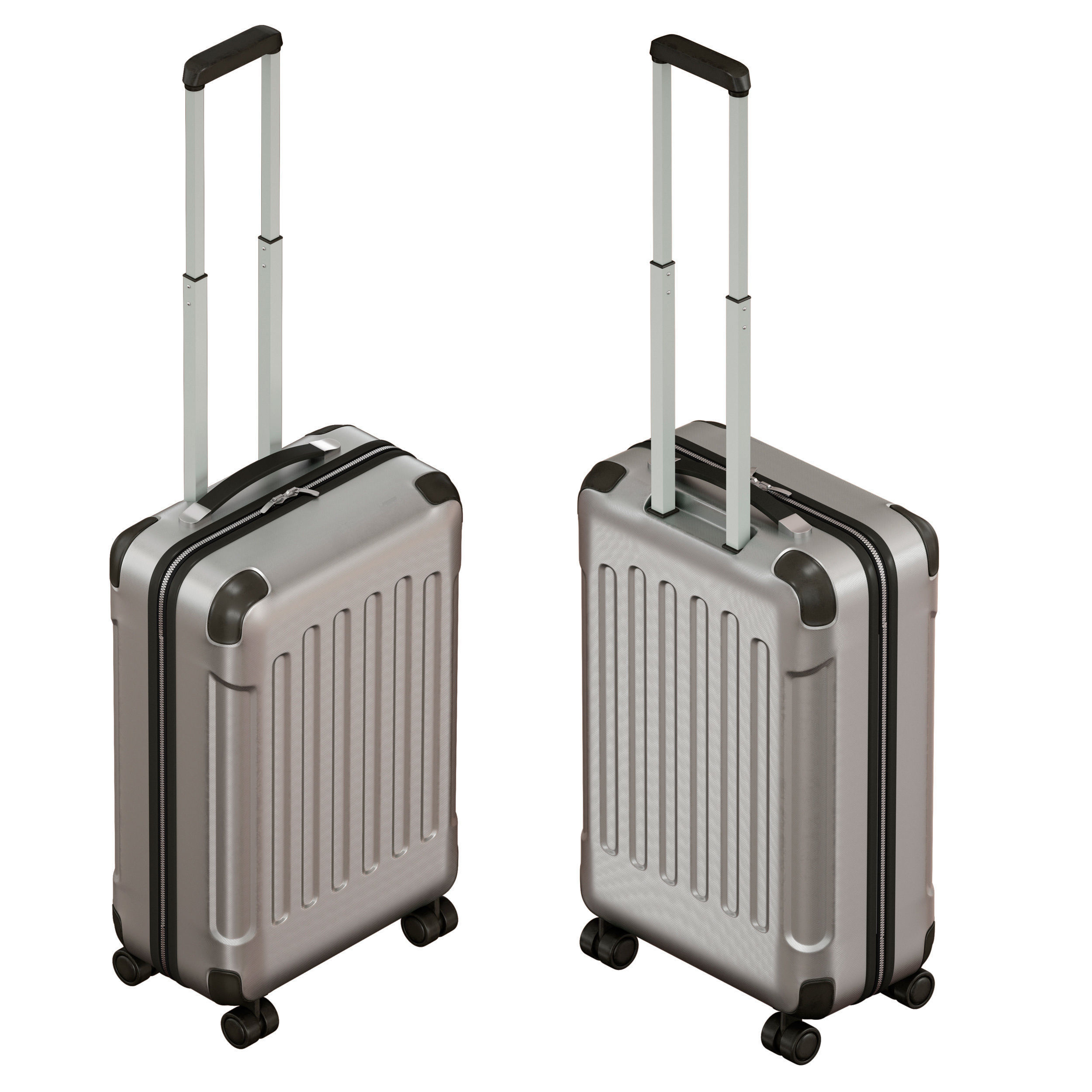 Travel bag suitcase case 3D model_2