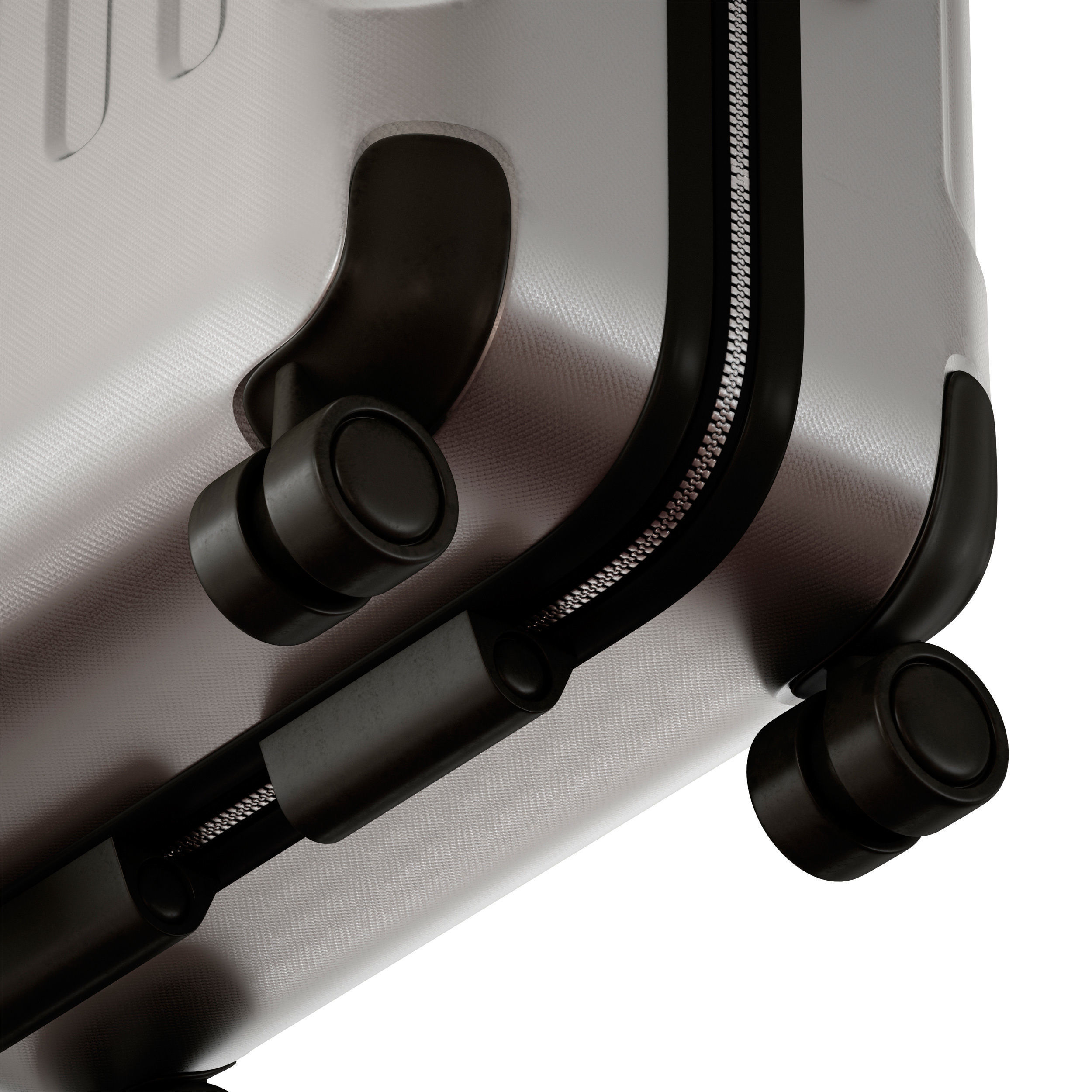 Travel bag suitcase case 3D model_8