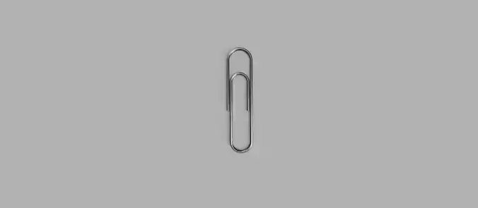 Paperclip paper clip 3D print model