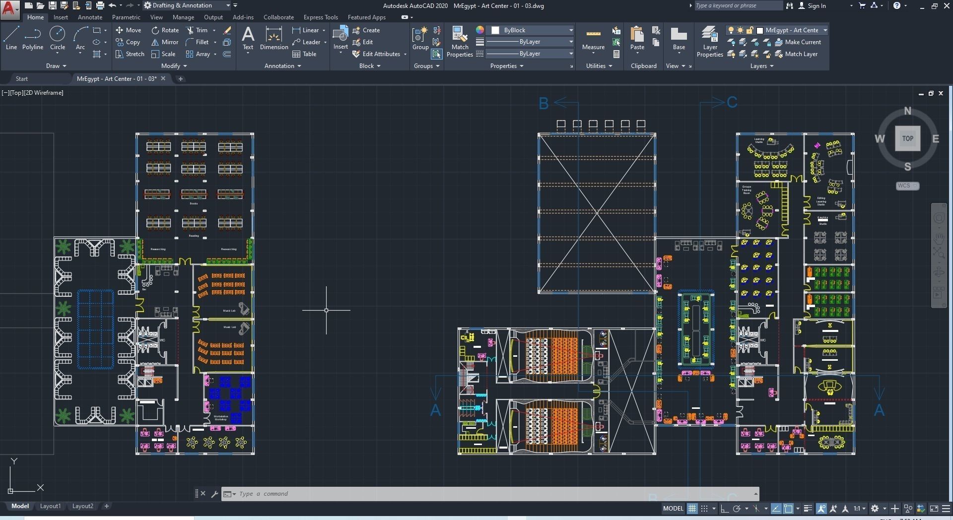 0034 - Art Center - 2021 - 01 - Design 03 - 2D Plans - 3D Files 3D model_20