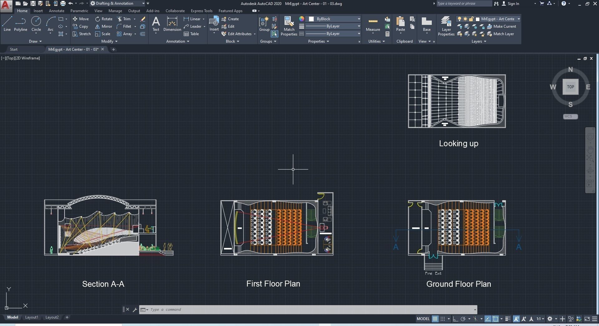 0034 - Art Center - 2021 - 01 - Design 03 - 2D Plans - 3D Files 3D model_21