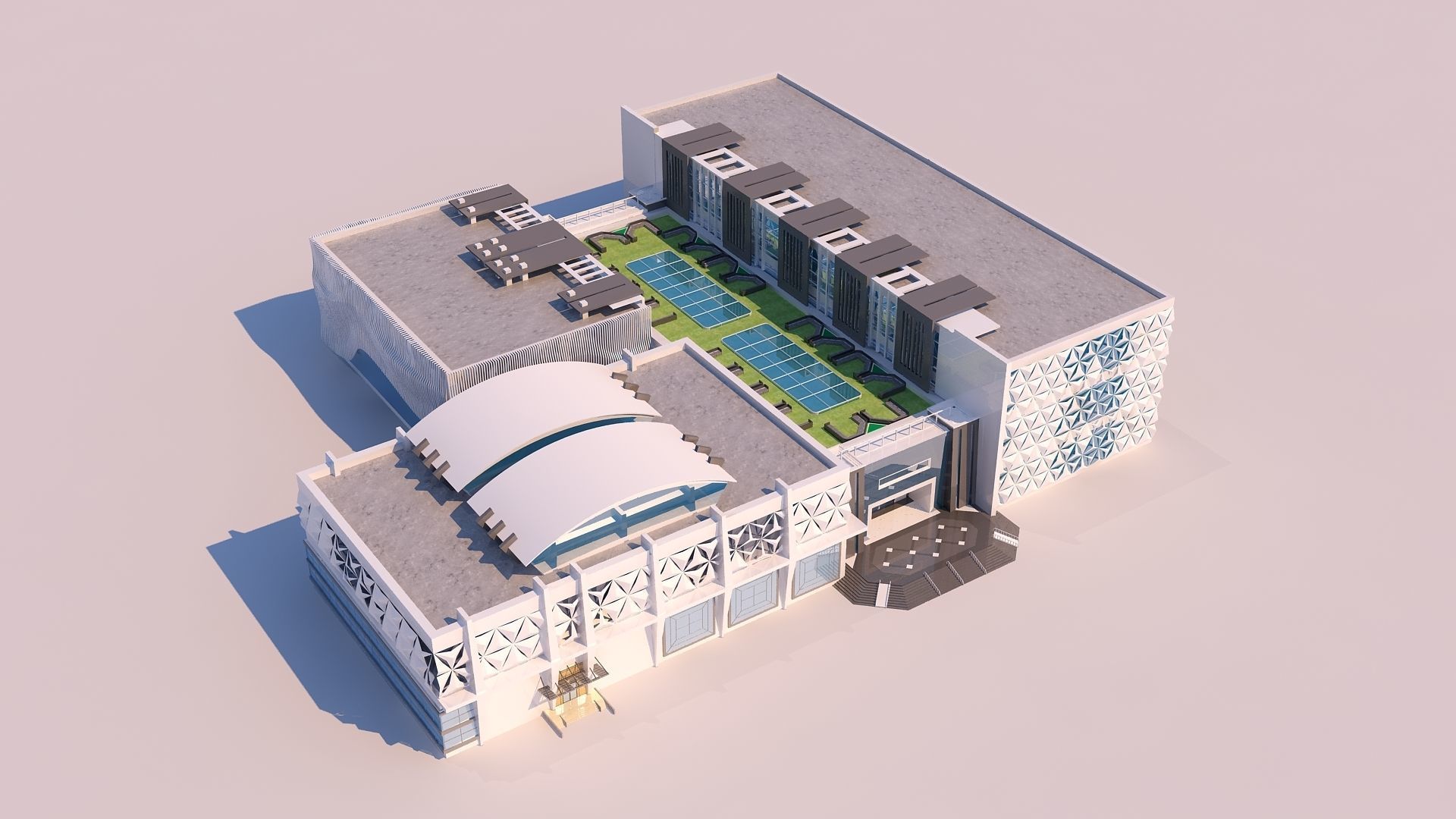 0034 - Art Center - 2021 - 01 - Design 03 - 2D Plans - 3D Files 3D model_1