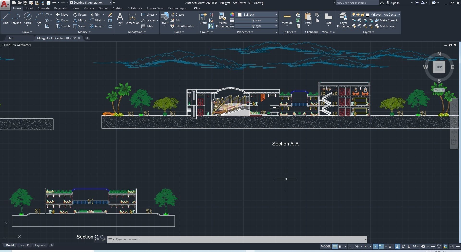 0034 - Art Center - 2021 - 01 - Design 03 - 2D Plans - 3D Files 3D model_22