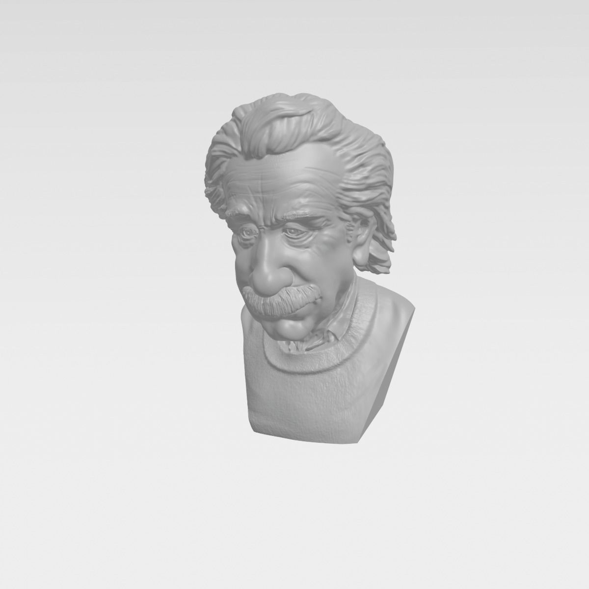 portalibros caricatura de Albert Einstein 3D print model_7