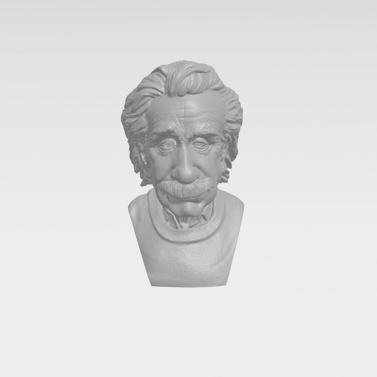 portalibros caricatura de Albert Einstein 3D print model_3