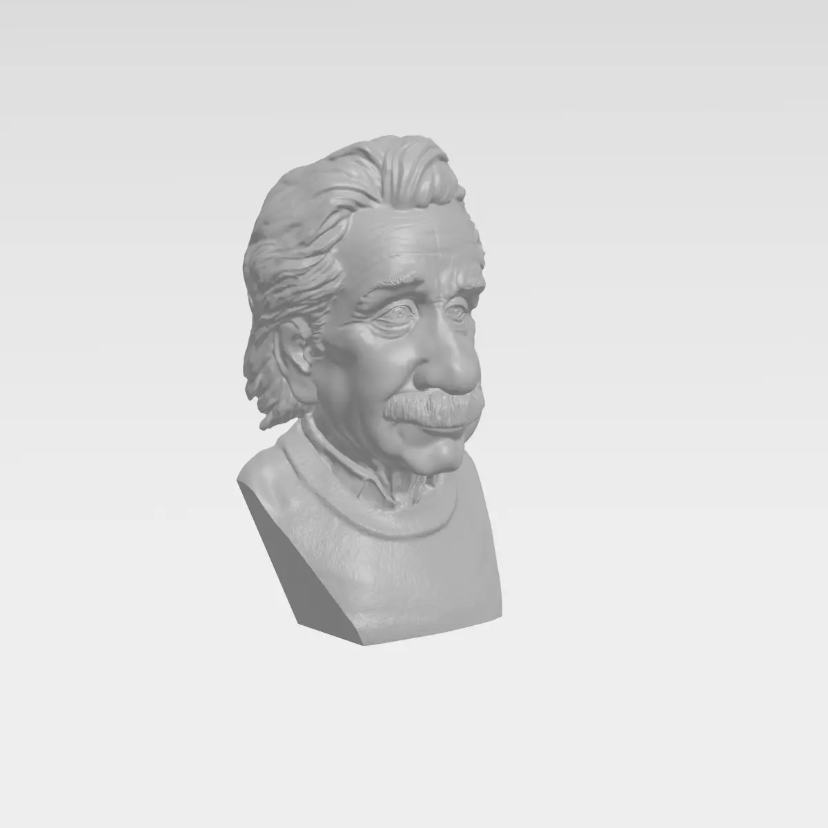 portalibros caricatura de Albert Einstein 3D print model_0