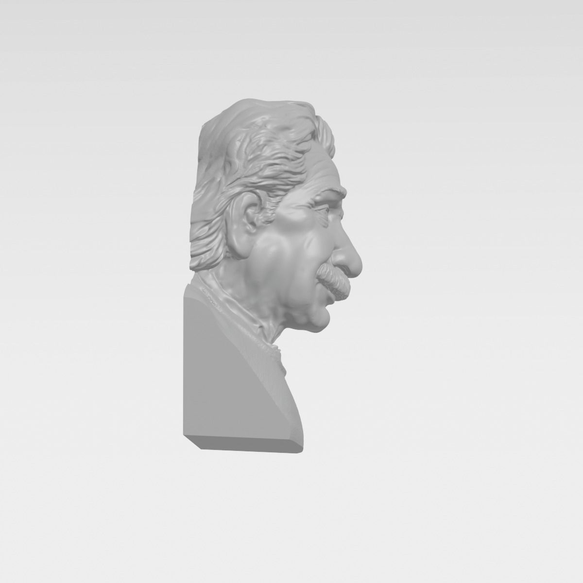 portalibros caricatura de Albert Einstein 3D print model_2