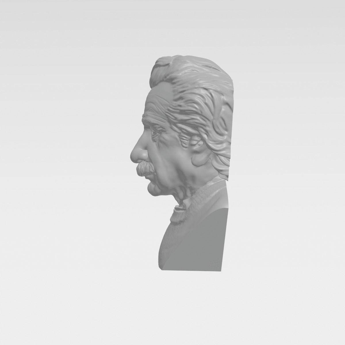 portalibros caricatura de Albert Einstein 3D print model_4