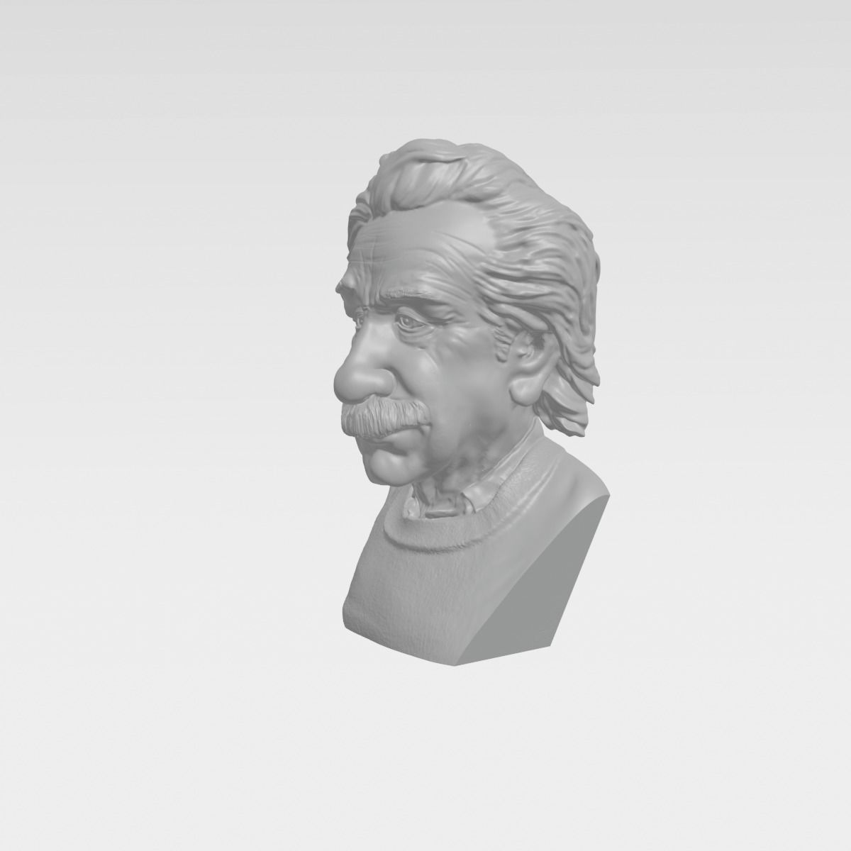 portalibros caricatura de Albert Einstein 3D print model_6