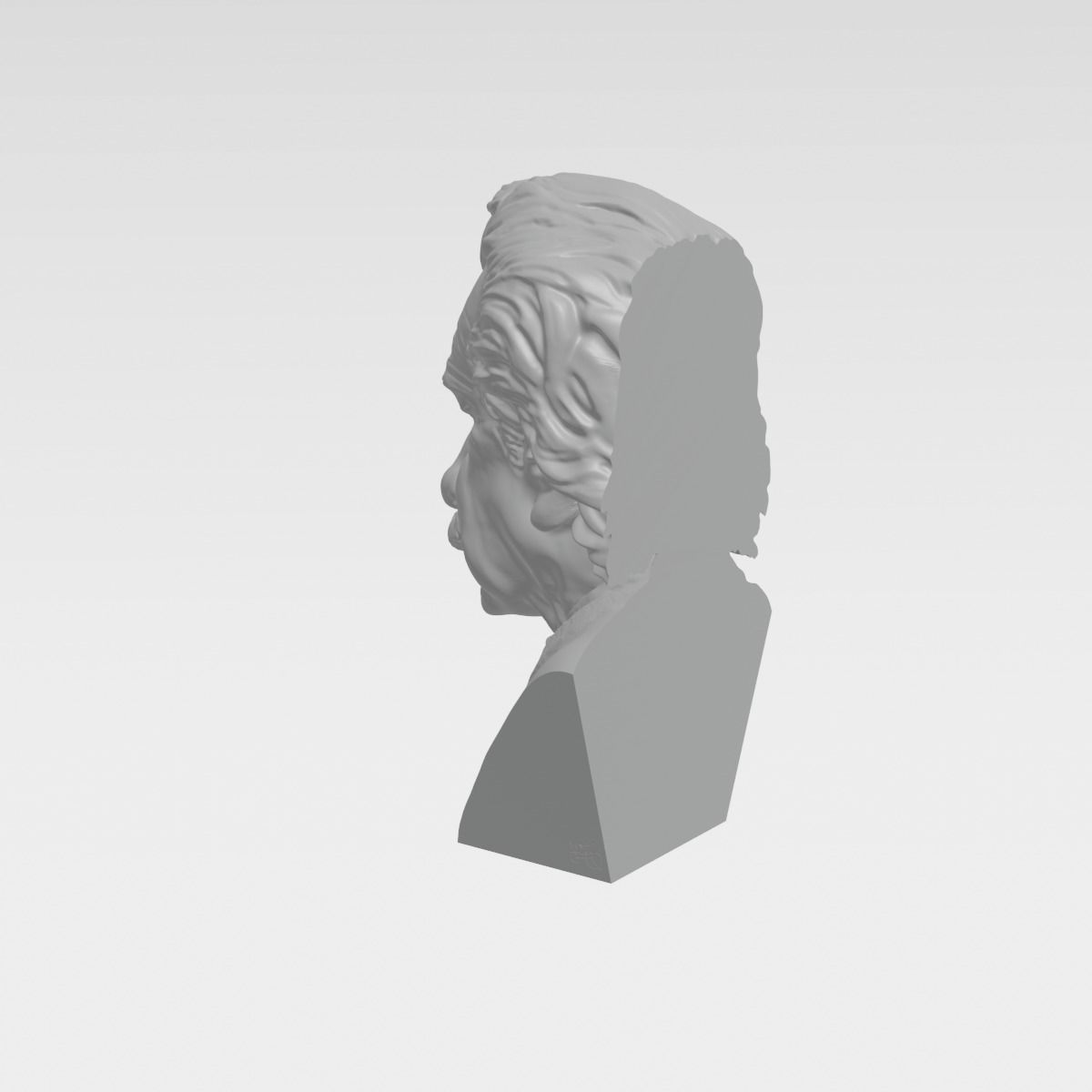 portalibros caricatura de Albert Einstein 3D print model_1
