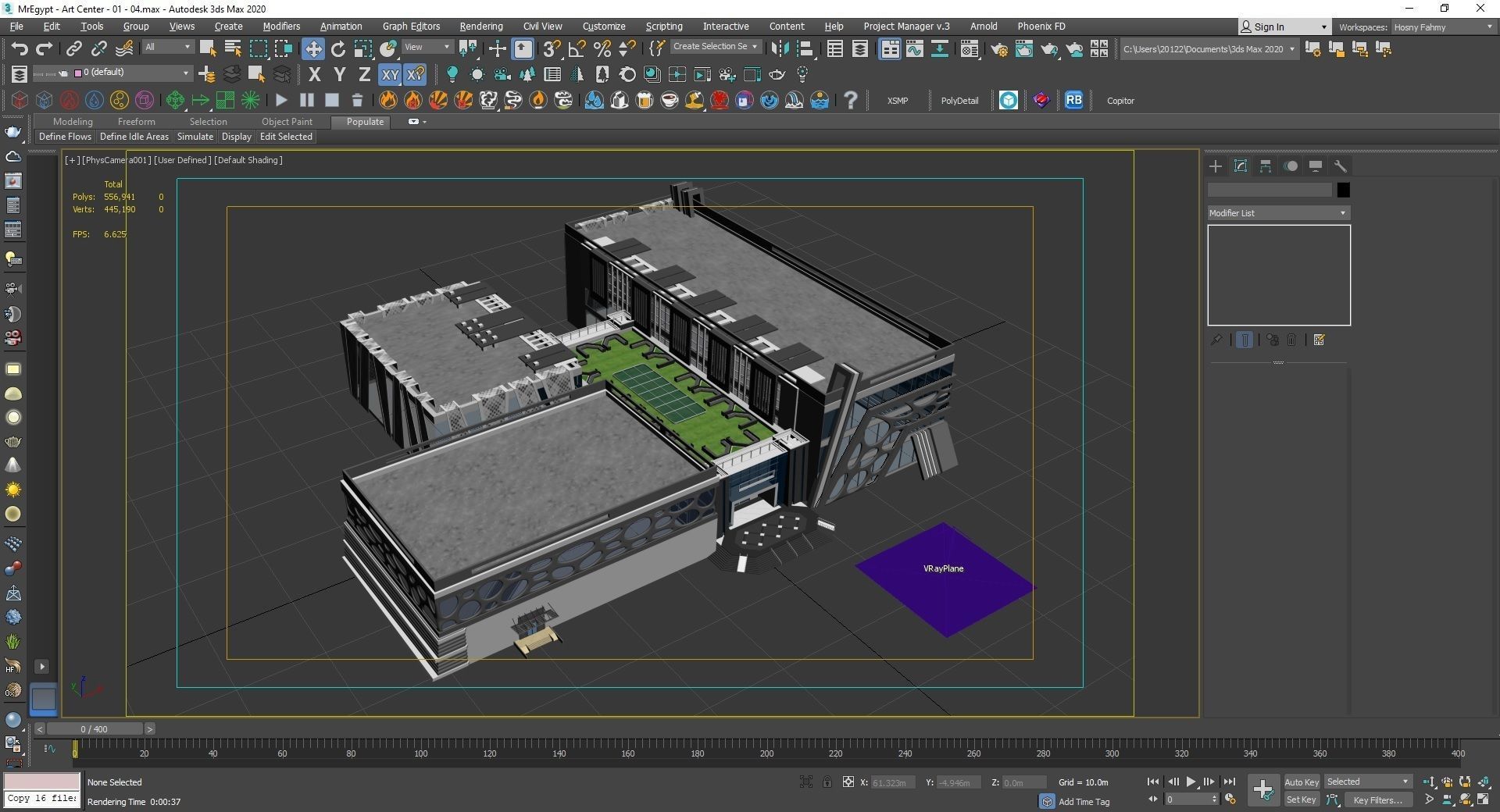 0035 - Art Center - 2021 - 01 - Design 04 - 2D Plans - 3D Files 3D model_22