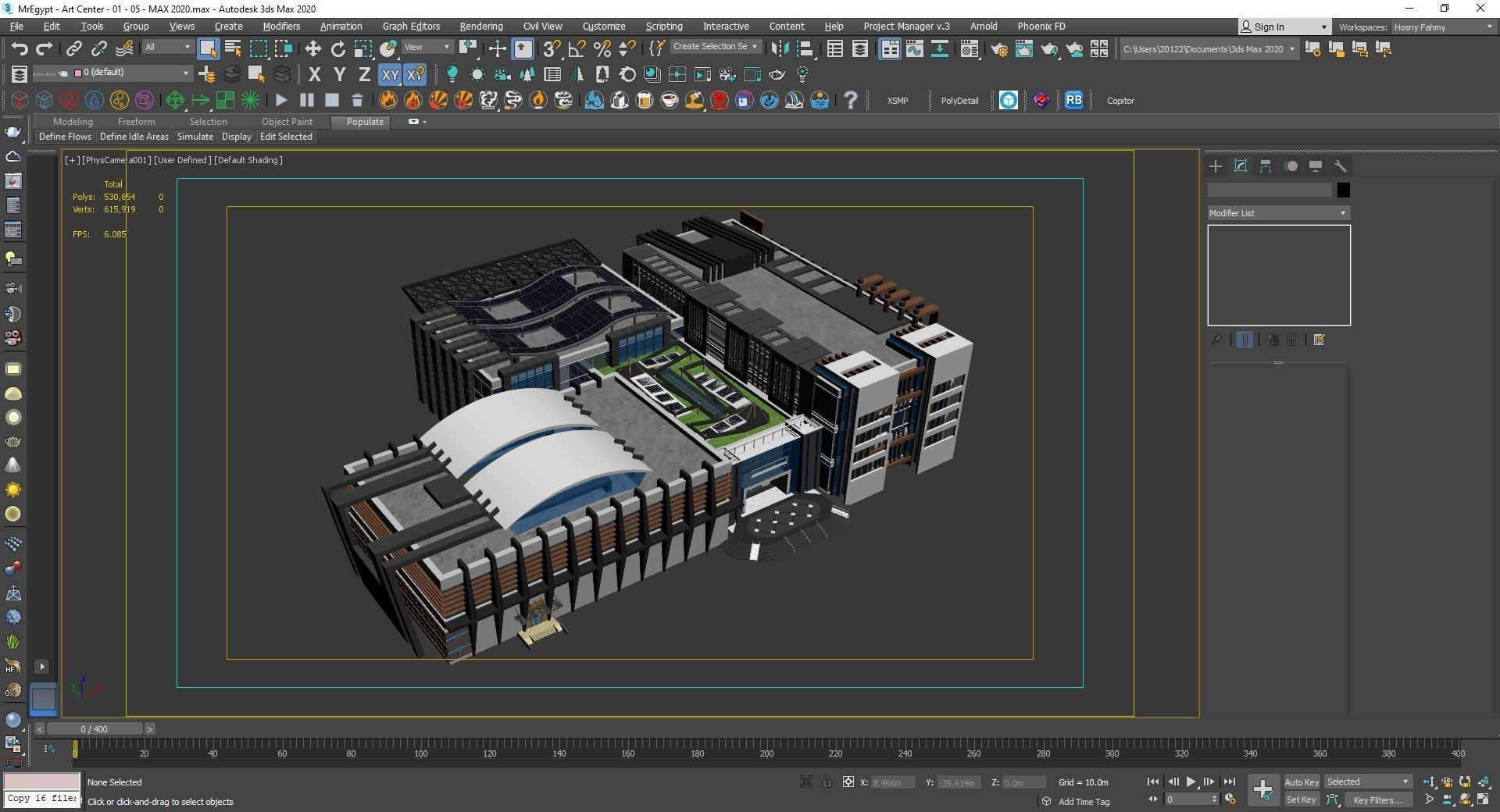 0036 - Art Center - 2021 - 01 - Design 05 - 2D Plans - 3D Files 3D model_22