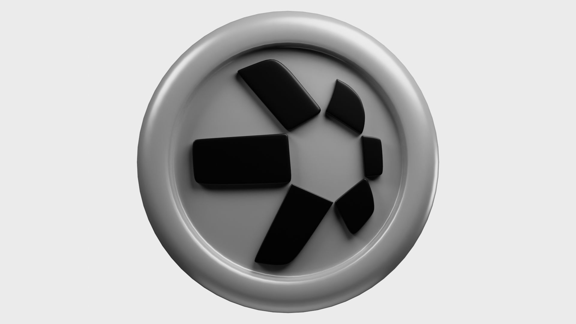 20 Cryptocurrency coin pack with cartoon style Part 2 3D model_9