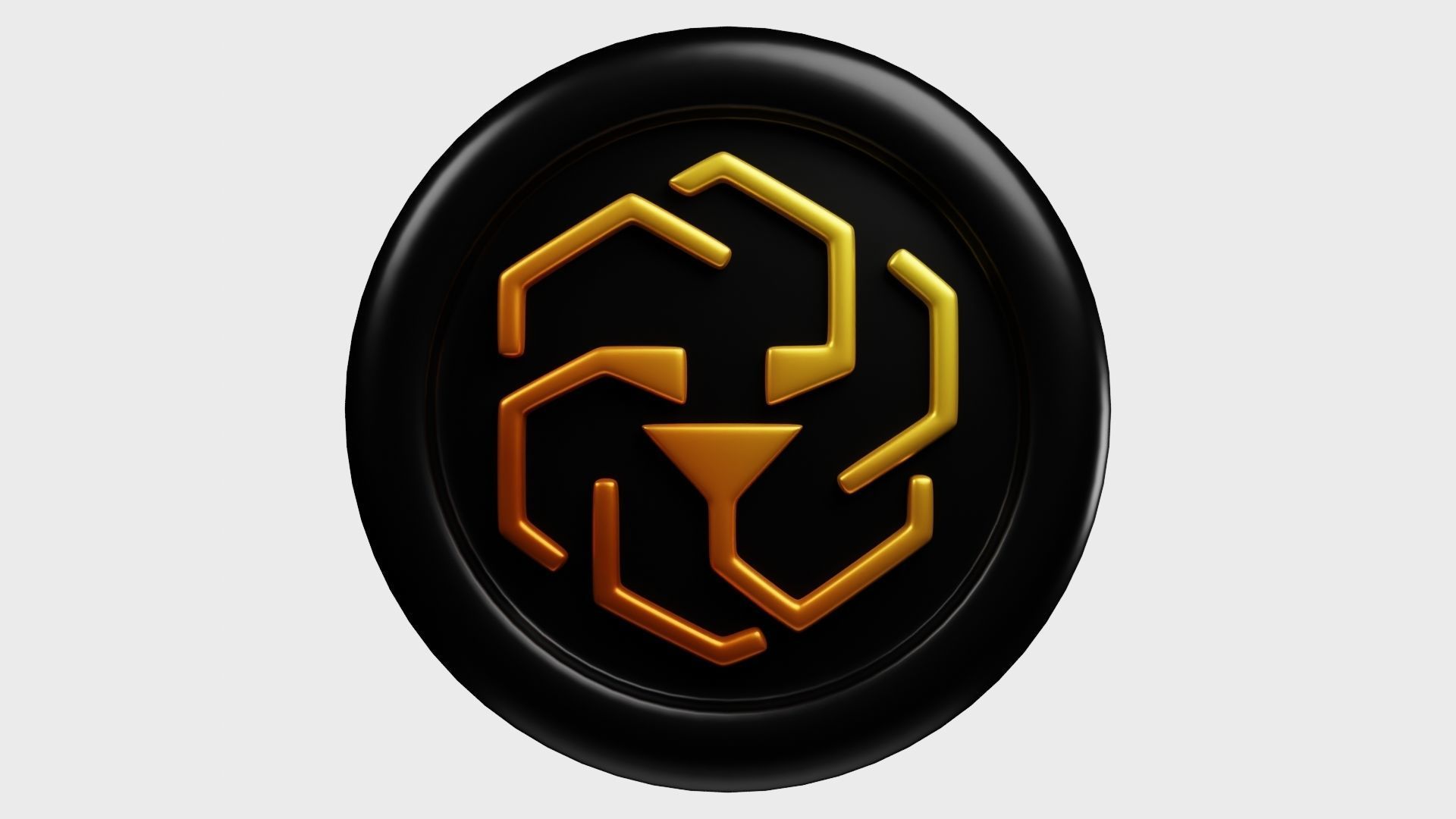 20 Cryptocurrency coin pack with cartoon style Part 2 3D model_35