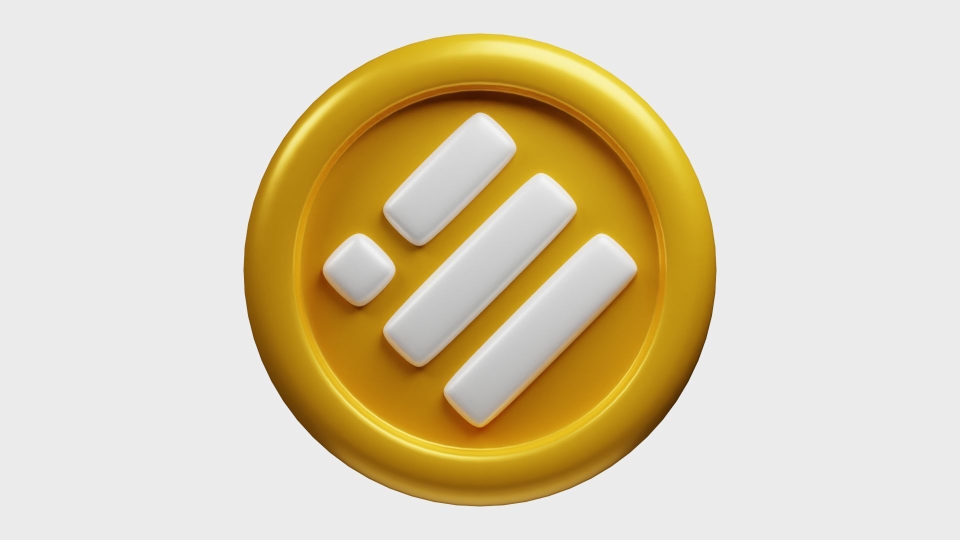 20 Cryptocurrency coin pack with cartoon style Part 2 3D model_31