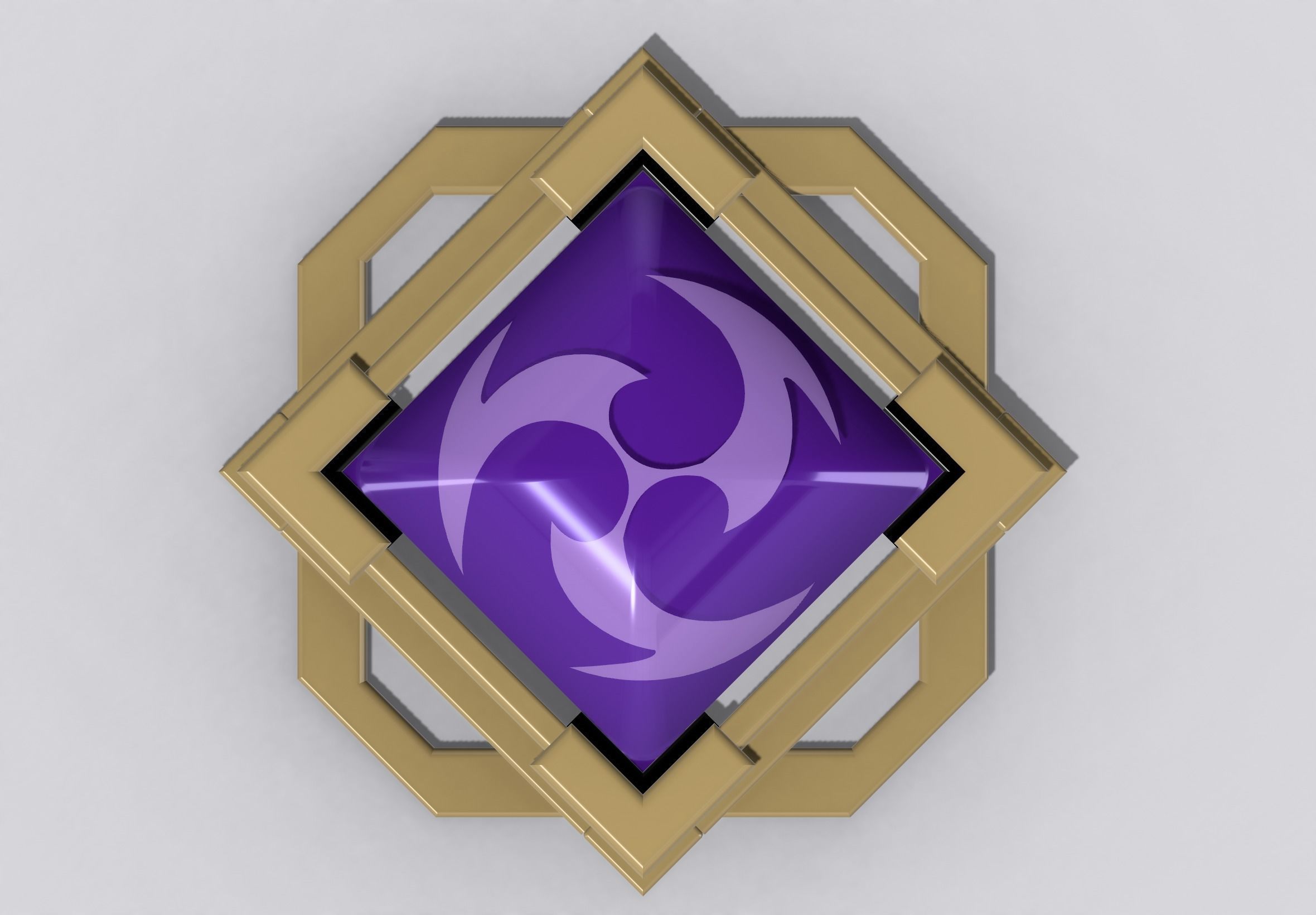 Liyue Electro Vision Genshin Impact 3D print model_6