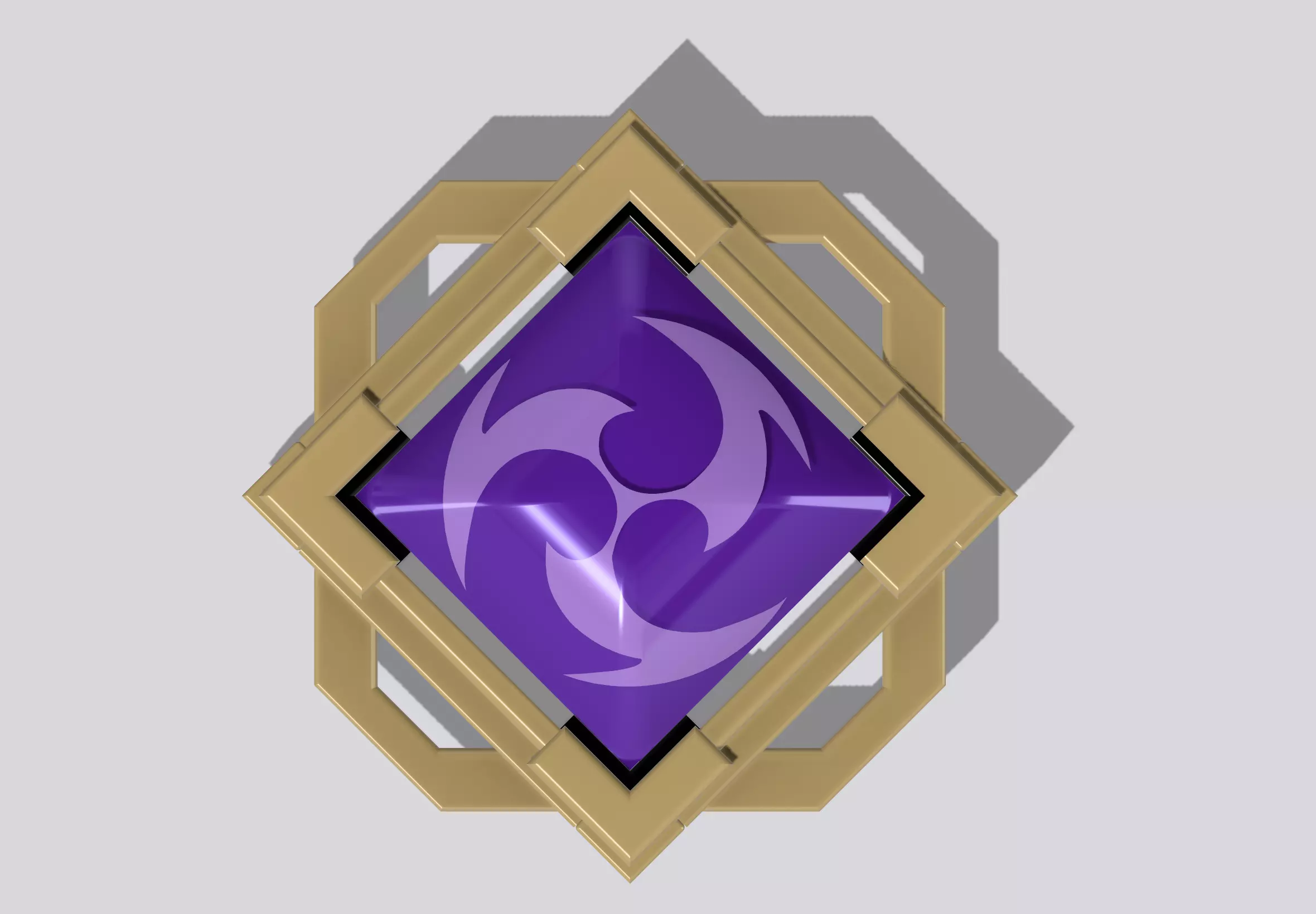 Liyue Electro Vision Genshin Impact 3D print model_0