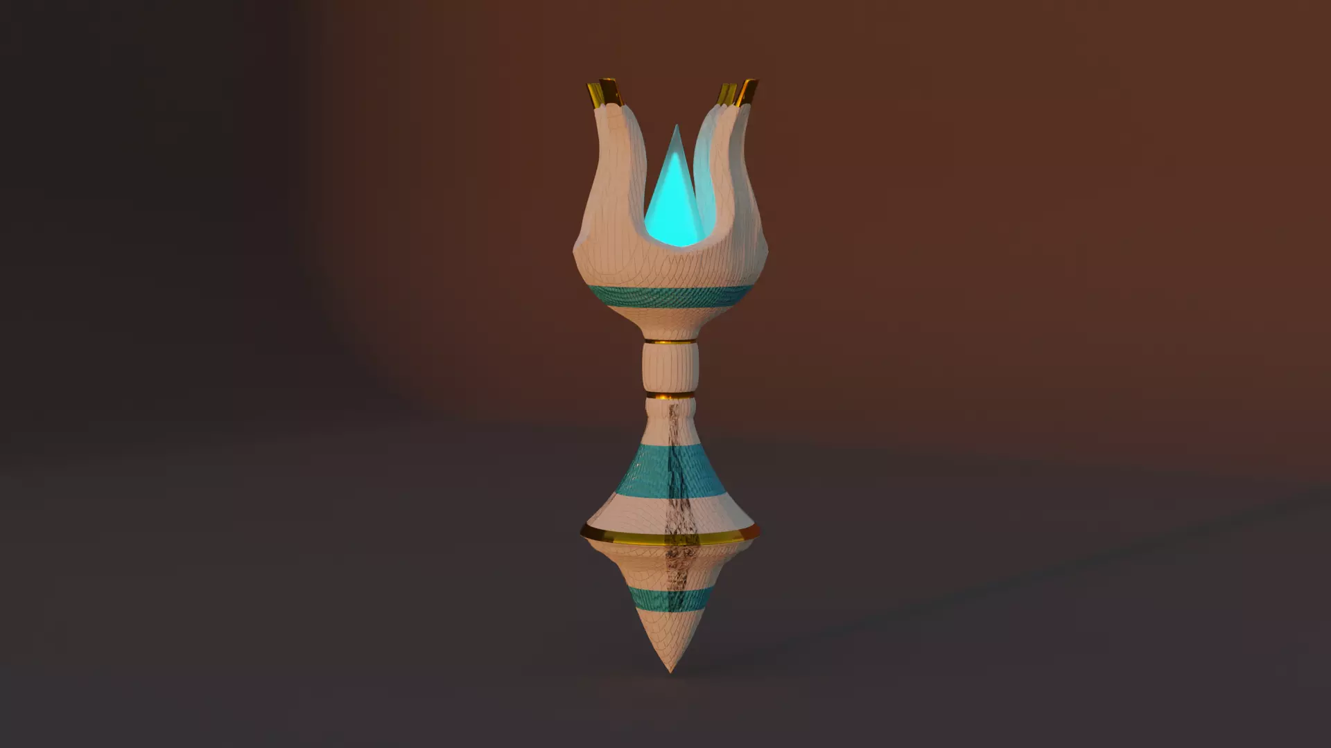 Genshin Impact teleport point Low-poly 3D model
