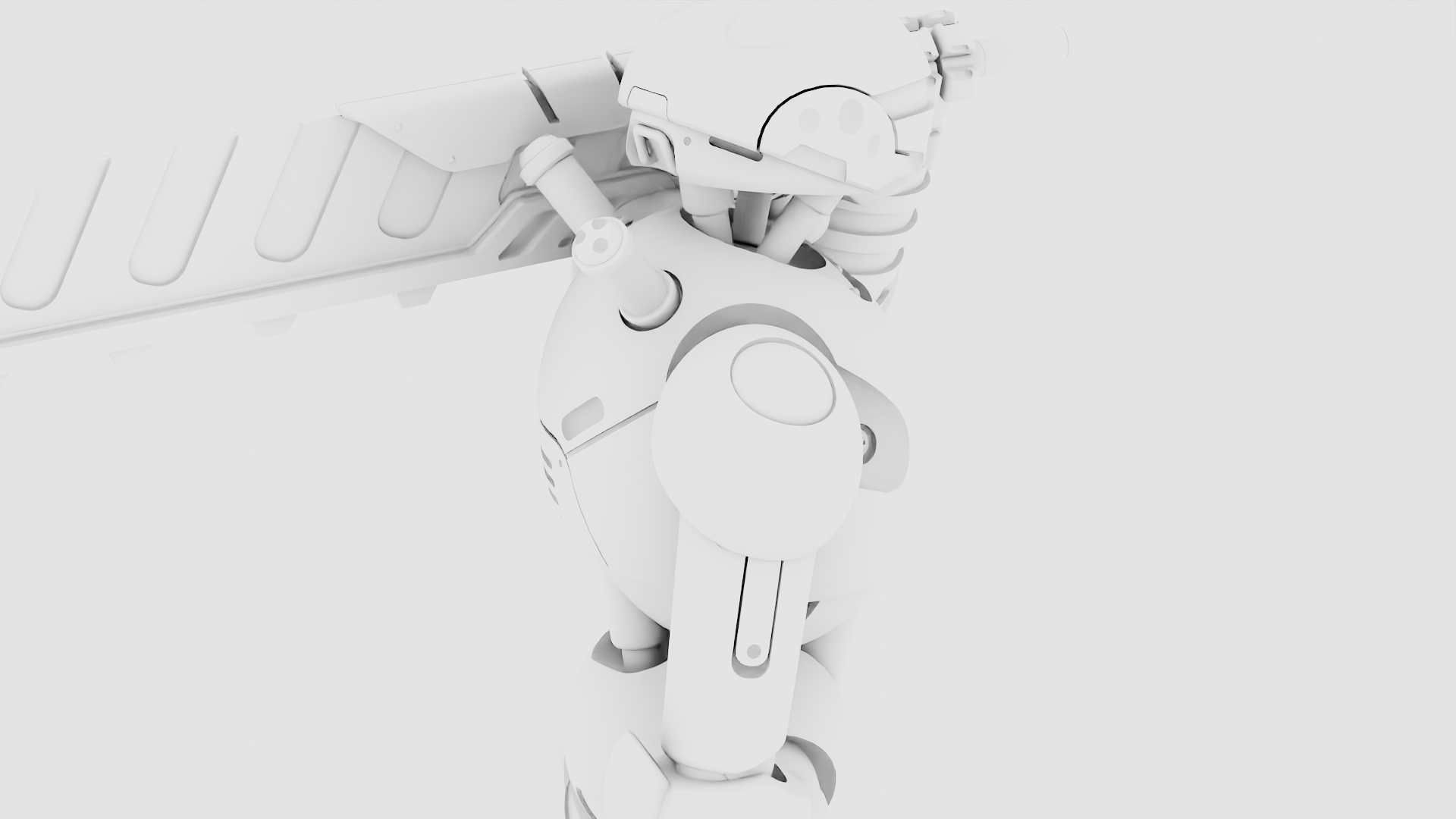 BATTLE DROID ZHOUMI  RIGGED 3D model_40