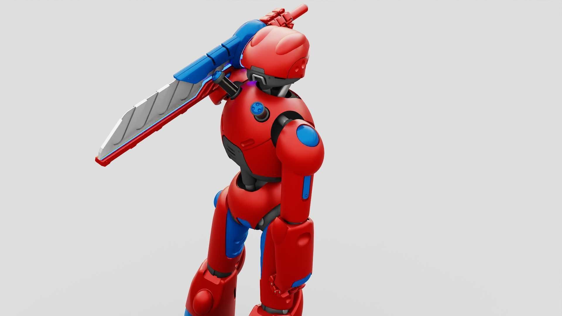 BATTLE DROID ZHOUMI  RIGGED 3D model_20