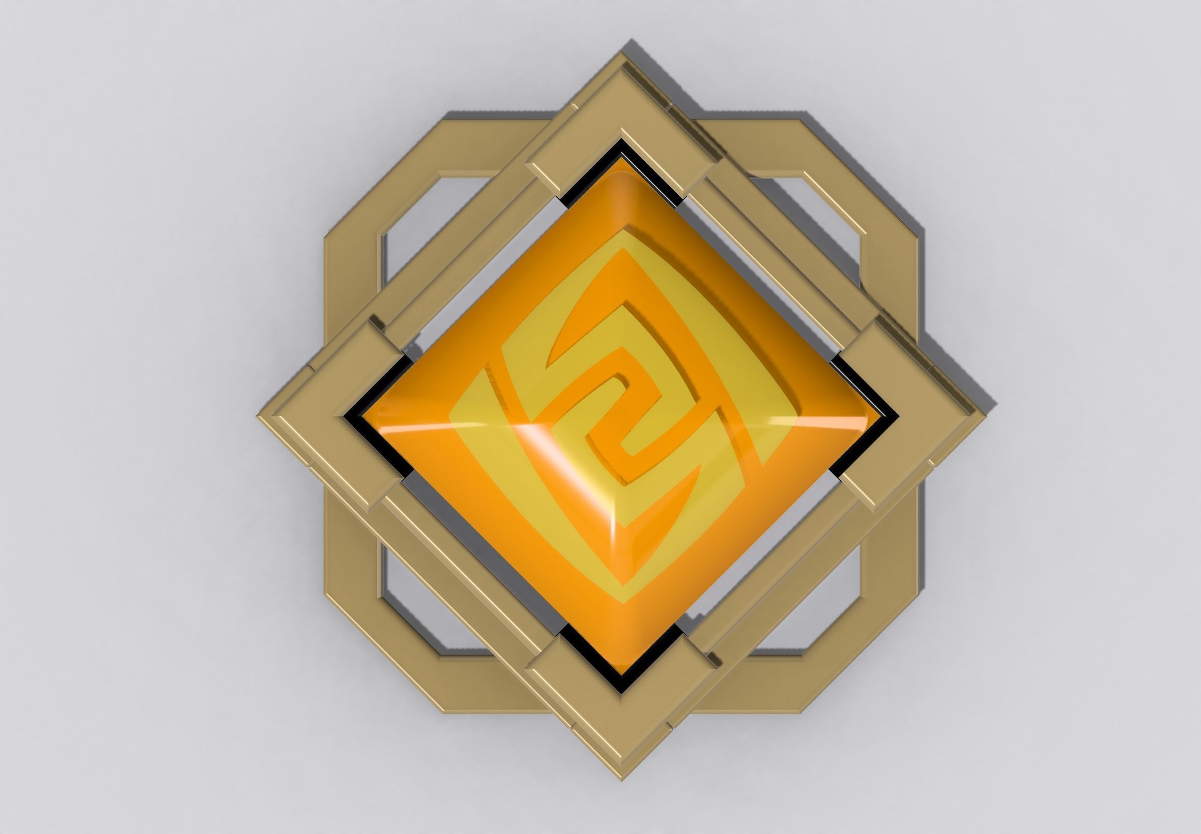 Liyue Geo Vision Genshin Impact 3D print model_8