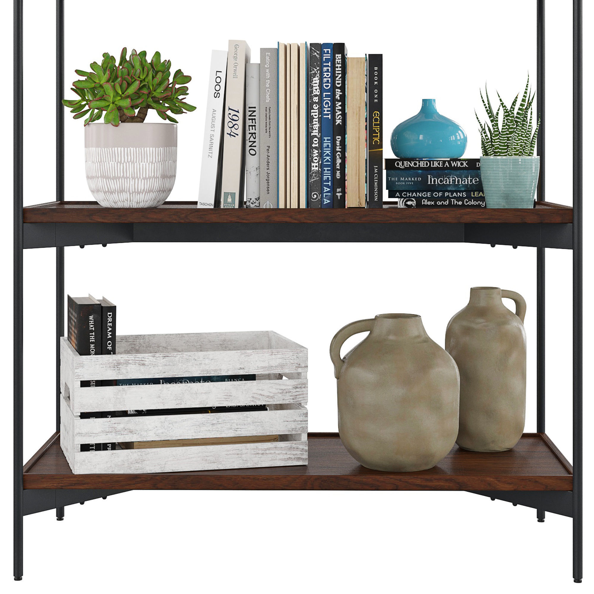 Warren Etagere Bookcase 3D model_5