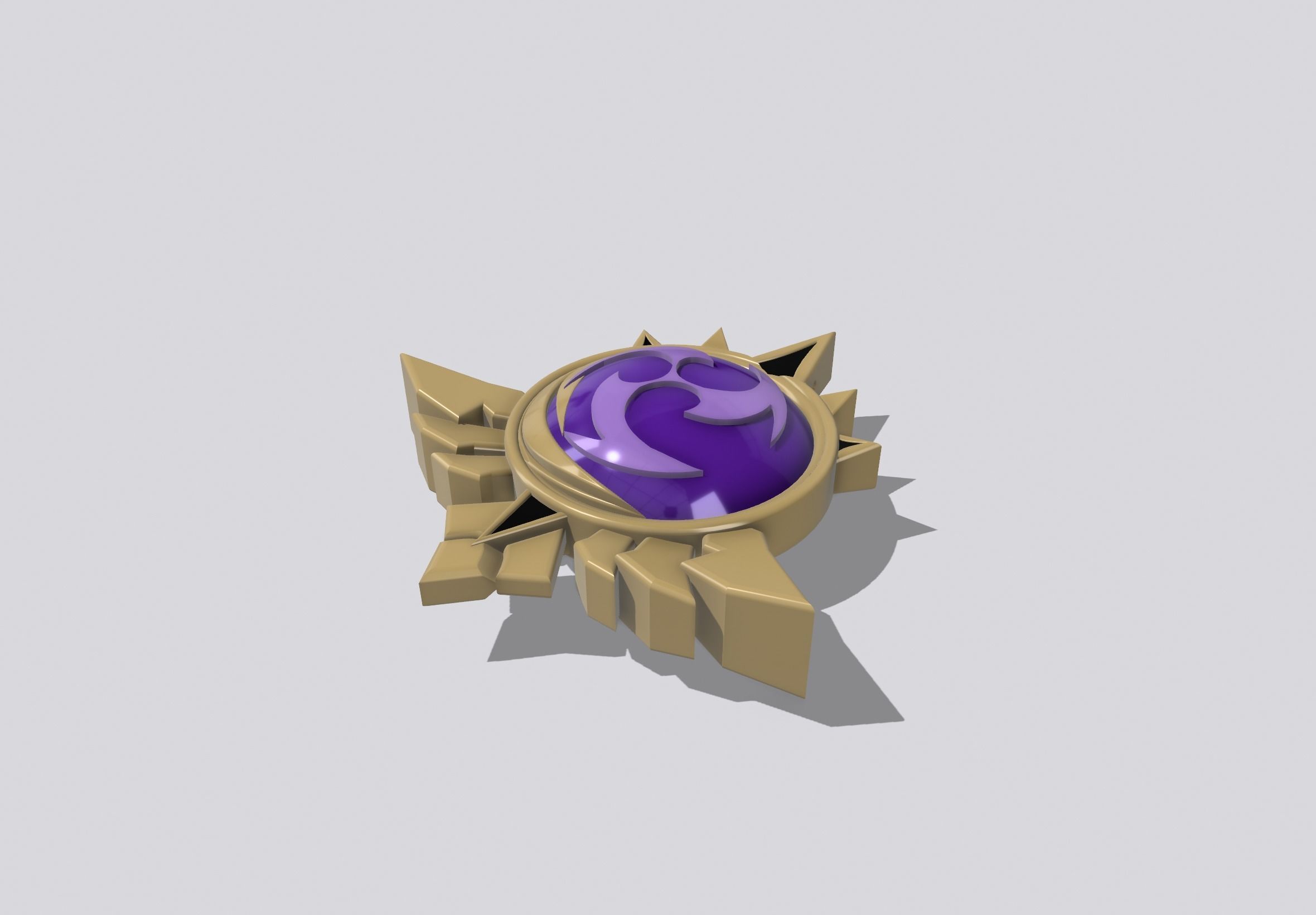 Mondstadt Electro Vision Genshin Impact 3D print model_1