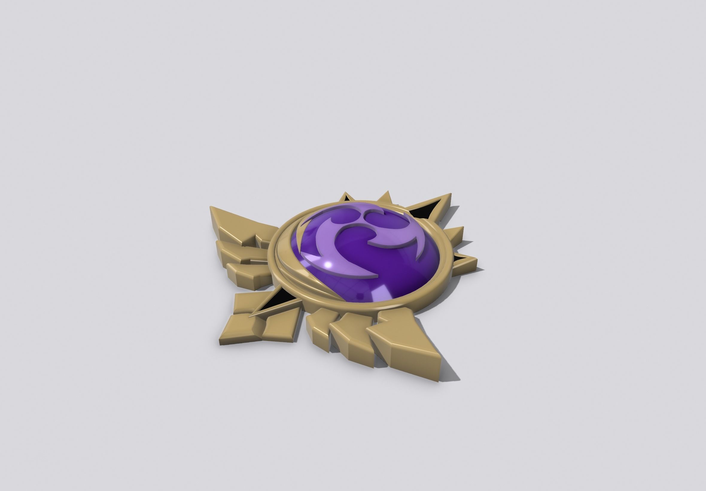 Mondstadt Electro Vision Genshin Impact 3D print model_7